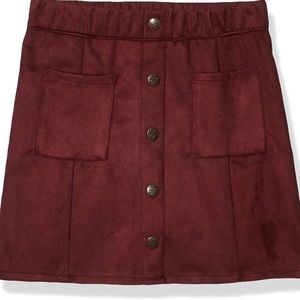 Jessica Simpson Red Velvet Mini Skirt
